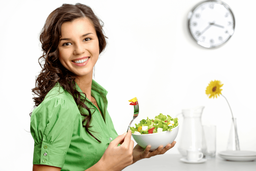 jesť zeleninový šalát pri diéte podľa krvných skupín