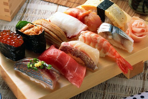 sushi pre japonskú diétu